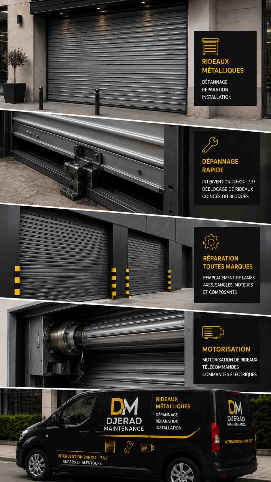artisan rideau metallique angers